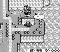 une photo d'Ã©cran de Super Mario Land 2 sur Nintendo Game Boy